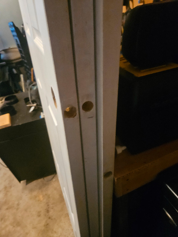 2-6 panel Hollow Core new (ish) interior doors 32" - 24" $50 ea in Windows, Doors & Trim in Oakville / Halton Region - Image 3