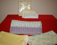 4 NEW Crib Blankets,1Sheet SET $2.00 EACH