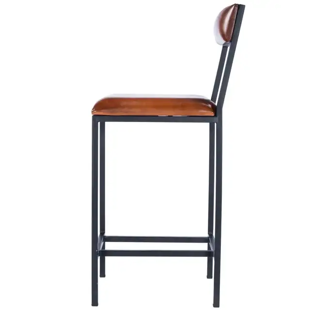 Augustus Genuine Leather Bar & Counter Stool in Chairs & Recliners in Mississauga / Peel Region - Image 8