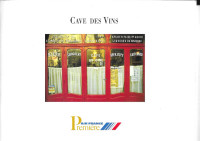 AIR FRANCE PREMIERE Cave Des Vins Wine Cellar 1990-1991 Booklet