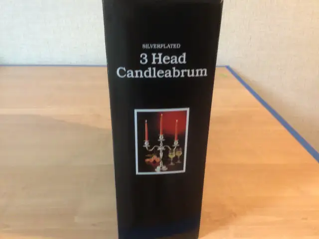 3 Head Silverplated Candelabrum62863739256321123