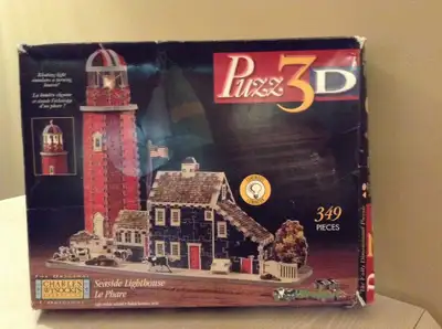 Puzzle 3D Le phare (Seaside Lighthouse) 349 pièces, View more