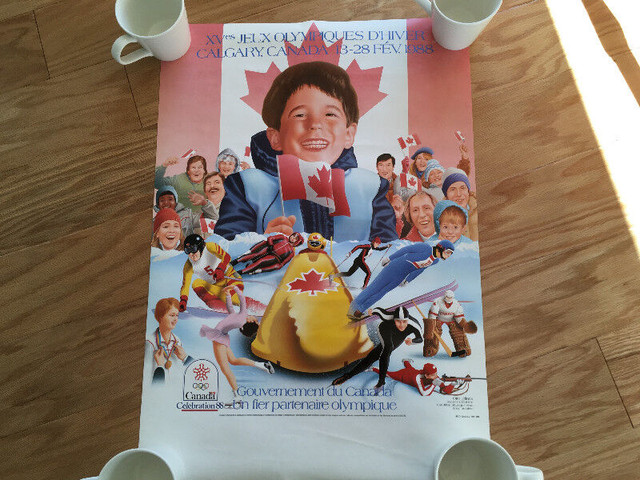 "Winter Olympics" Calgary '88 (Large Promo Poster) ~ only $10 in Home Décor & Accents in City of Halifax - Image 4