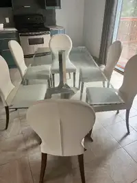 Table cuisine avec chaises pour 6 personnes