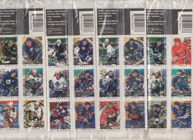 1996-97 NHL Pro Stamps SET GRETZKY,ROY,JAGR,LEMIEUX+++ in Arts & Collectibles in Thetford Mines - Image 3