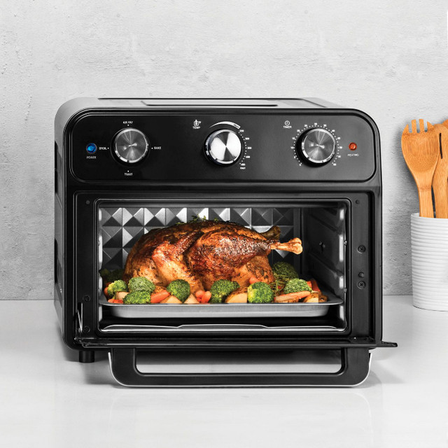 Brand New Kalorik Air Fryer Toaster Oven AFO 46129 BK in Toasters & Toaster Ovens in City of Toronto - Image 3