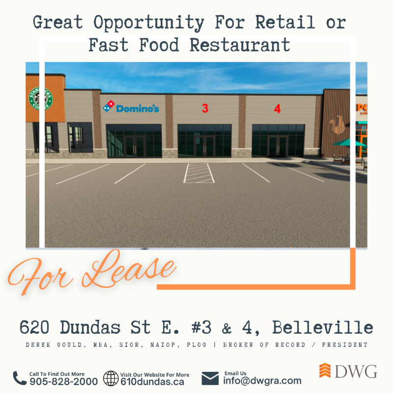 FOR LEASE:  Retail / Commercial Pad - New QSR restaurants in Commercial & Office Space for Rent in Belleville