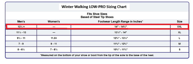 Winter Walking Low-Pro Traction Ice Cleats (new in box) in Men's Shoes in Strathcona County - Image 4