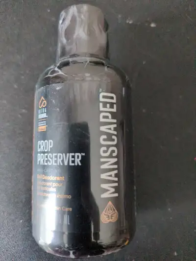 Selling a MANSCAPED™ Crop Preserver™ anti-chafing ball deodorant. It's a deodorant for advanced groi...