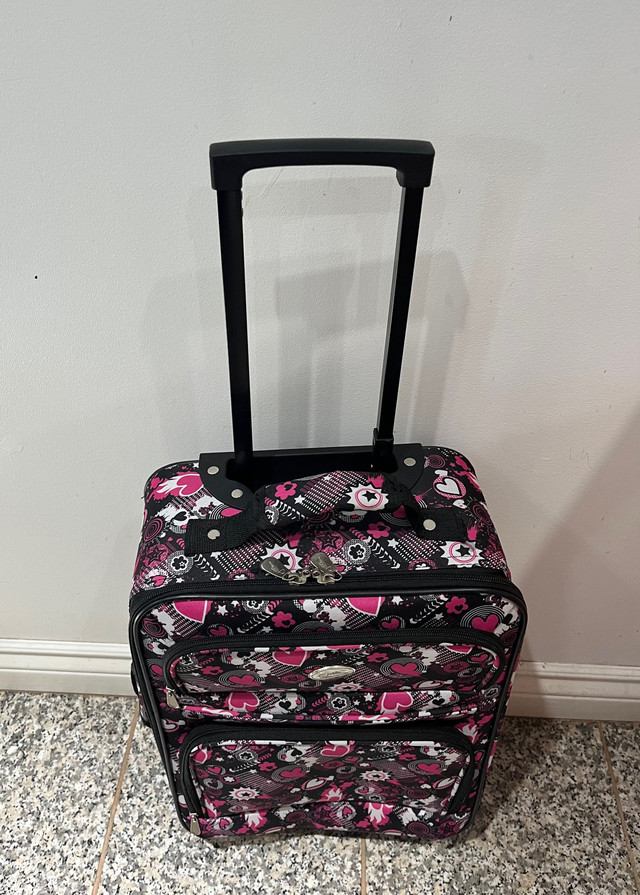 Pink / Black Small Carry On Suitcase | Storage & Organization | City of  Toronto | Kijiji