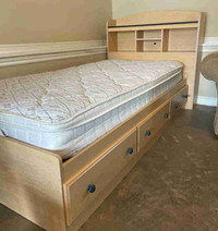 Twin youth storage bed 