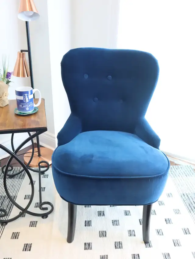 IKEA Remsta Blue Accent Armchair