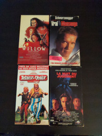 3 cassettes vidéo VHS