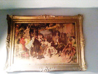 Vincente De Garcia Paredes "Royal Visitors in Watteau's Studio"