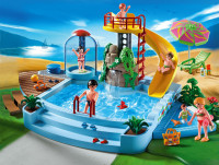 Playmobil : Vacances, plage, Bateau, chalet, Piscine, Camping