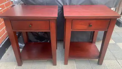 Pottery Barn side / night tables ( set of 2 )., View more