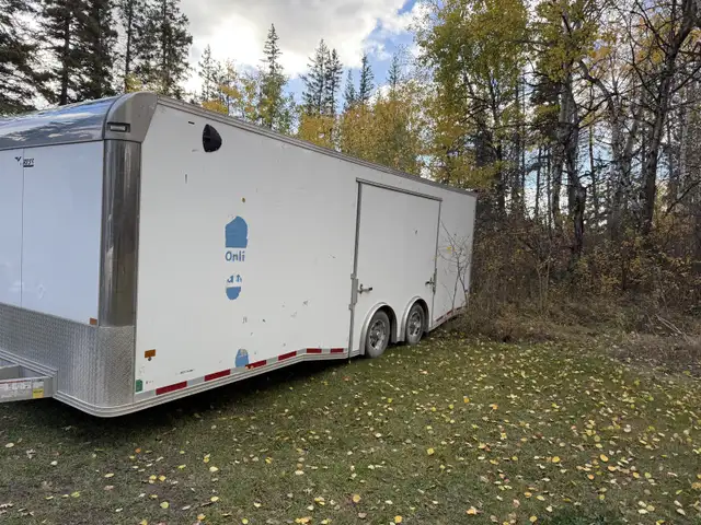 2021 24’ Alcom (full aluminum) Covered Car Hauler / Toy Hauler in Travel Trailers & Campers in Winnipeg - Image 3