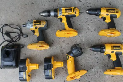 DEWALT 18 VOLT CORDLESS POWER TOOL KIT, View more