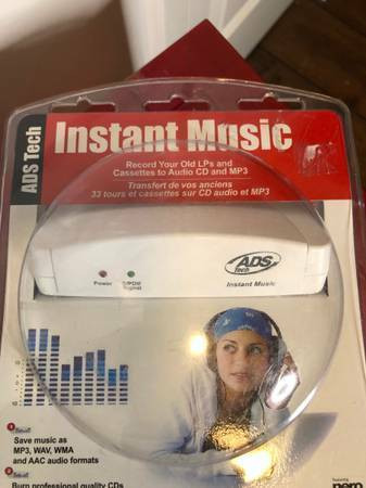 ADS Tech INSTANT MUSIC (Record Your Old LP's & Cassettes to CD, in General Electronics in Burnaby/New Westminster - Image 3