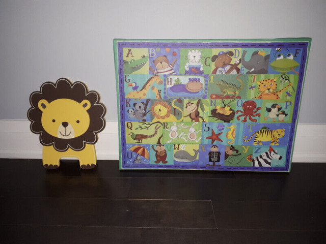 Nursery decorations! Alphabet and little lion art.PRICED TO SELL in Toys in City of Toronto