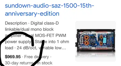 Hi selling an sundown anniversary edition amp # 1431 of #1515 10/10 on condition it’s never seen pow...