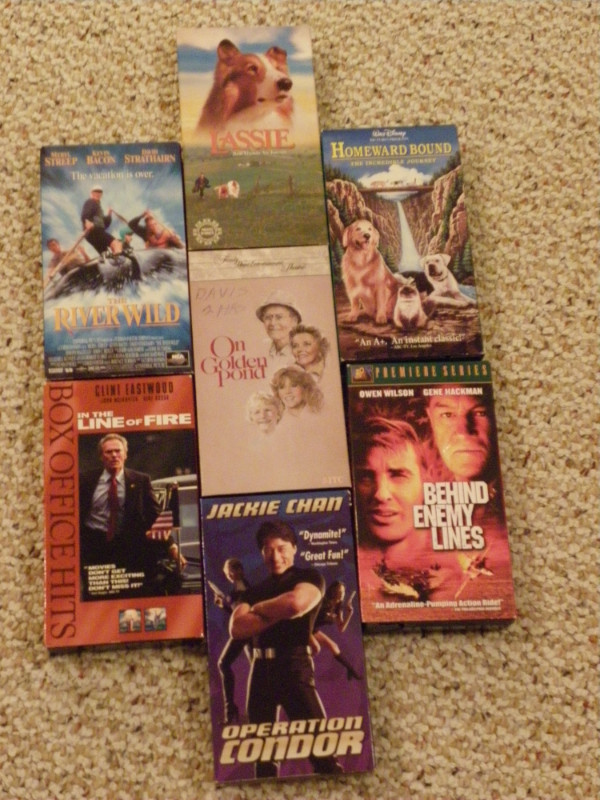 Assorted Cartoon/Disney VHS tapes 20.00 for all in CDs, DVDs & Blu-ray in Kamloops
