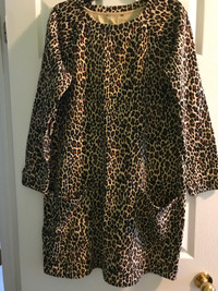 Brand new leopard dress with pockets