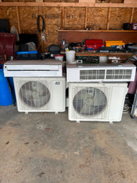 2 ductless heat pumps