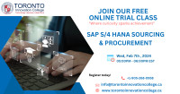 Free Online Trial Class SAP S/4 HANA Sourcing &amp; Procurement