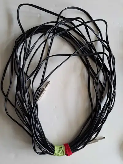4 Speaker Cables 1/4" to 1/4"  - 50 feet, View more