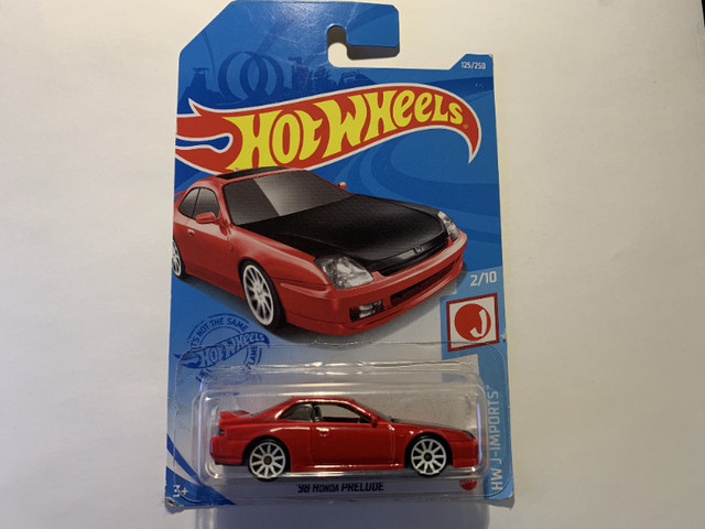 Hot Wheels ‘98 Honda Prelude Red Unopened Box in Toys & Games in Mississauga / Peel Region