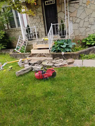 Concrete slab for shed and hot tub &Concrete Repair , View more