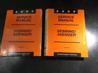 2000 Chrysler Sebring & Dodge Avenger Service Manuals 2.5L V6 LX