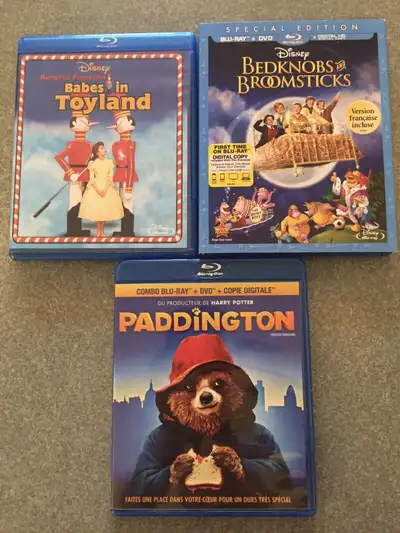 Disney Blurays EUC Babes in Toyland Bedknobs and Broomsticks , View more
