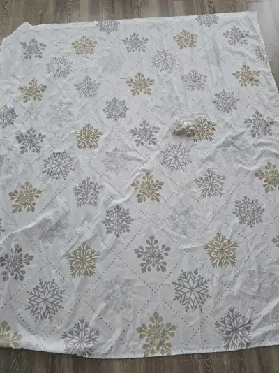 Snowflake Shower Curtain & Hooks , View more