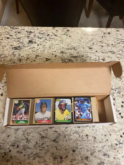 1987  Baseball Cards Topps, Leaf and Donruss in Mint Condition, View more
