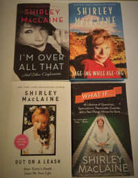 LIKE NEW Shirley MacLaine Books; Three Hardcover, One Paperback