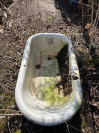 Cast iron tub 