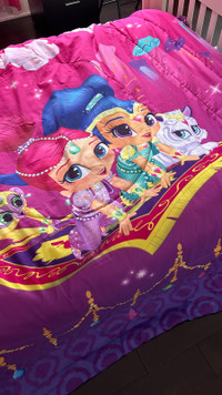 Shimmer and shine comforter and sheets