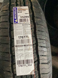 4 new All Season Michelin Tires, 265/70 R18