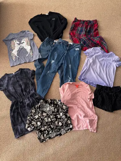 Lot vêtements fille 14-16 ans (11 morceaux), View more
