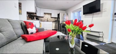 Fully furnished, includes all utilities, high-speed Internet,1 parking spot, linens, kitchen essenti...