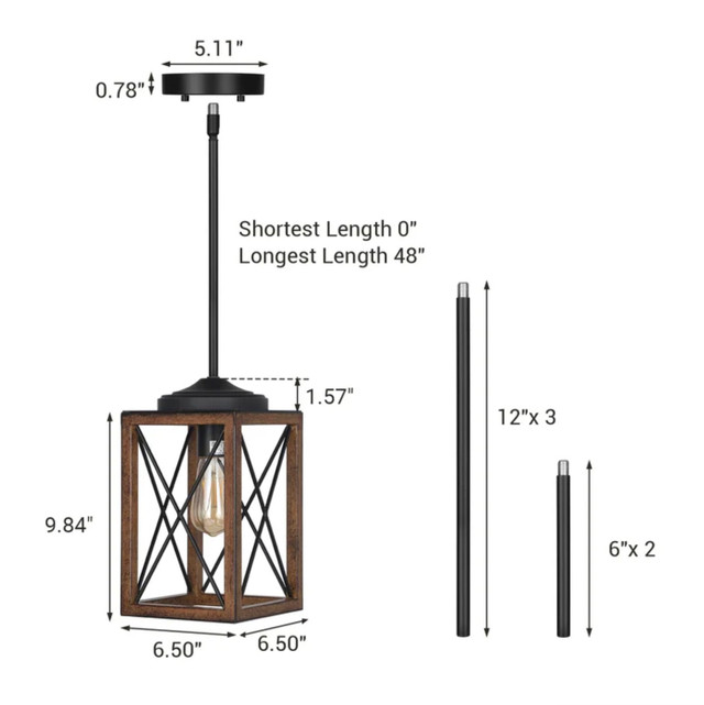 3 Pendant Lights Brand New in Indoor Lighting & Fans in Cranbrook - Image 3