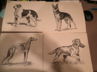 Dog art prints