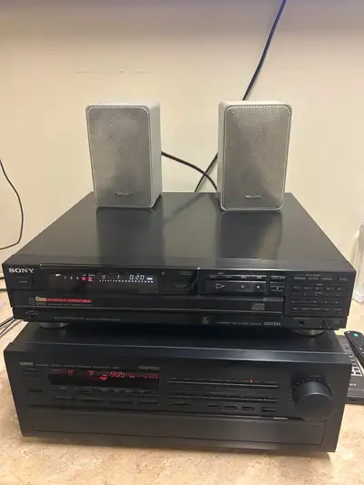 Stereo Receiver and CD player, View more