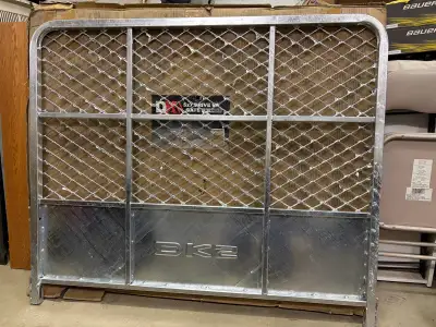 New DK2 Galvanized steel drive up gate for utility trailer. Fits on DK2 5x7 trailers. Made with 1” t...