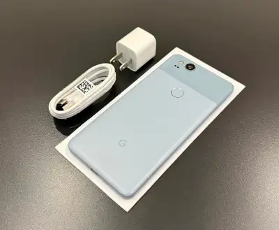 Google Pixel 2 64GB Blue - UNLOCKED - READY TO GO!, View more