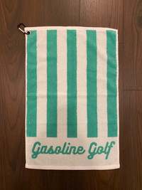 Golf towel brand new 100% cotton with clip