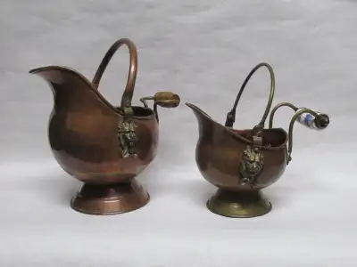 VINTAGE  VARIOUS  COPPER  BOWL FLOWER POT PLANT CONTAINER, View more