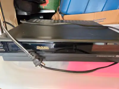 VCR made by RCA Entertainment Series -video cassette player digital screen with front audio-video in...